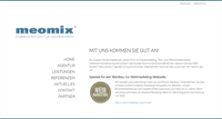 Desktop Screenshot of meomix.de