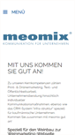 Mobile Screenshot of meomix.de